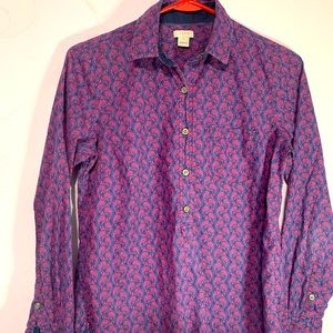 Pink Paisley Button Down